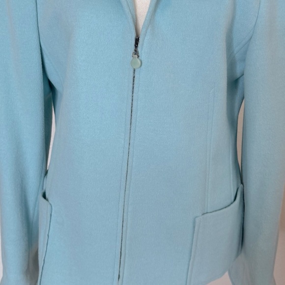 Carlisle Lambs Wool & Angora Zip Up Jacket - Picture 7 of 11